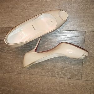 Christian Louboutin Paris Peep Toe Pump
